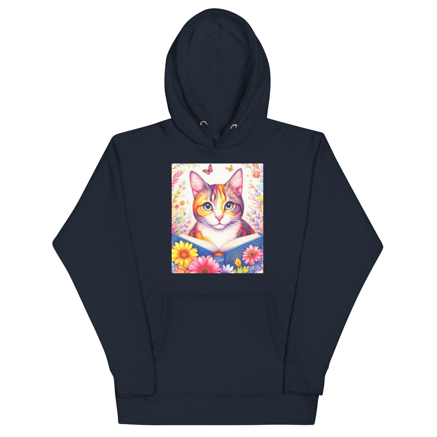 Cat Reader Unisex Hoodie