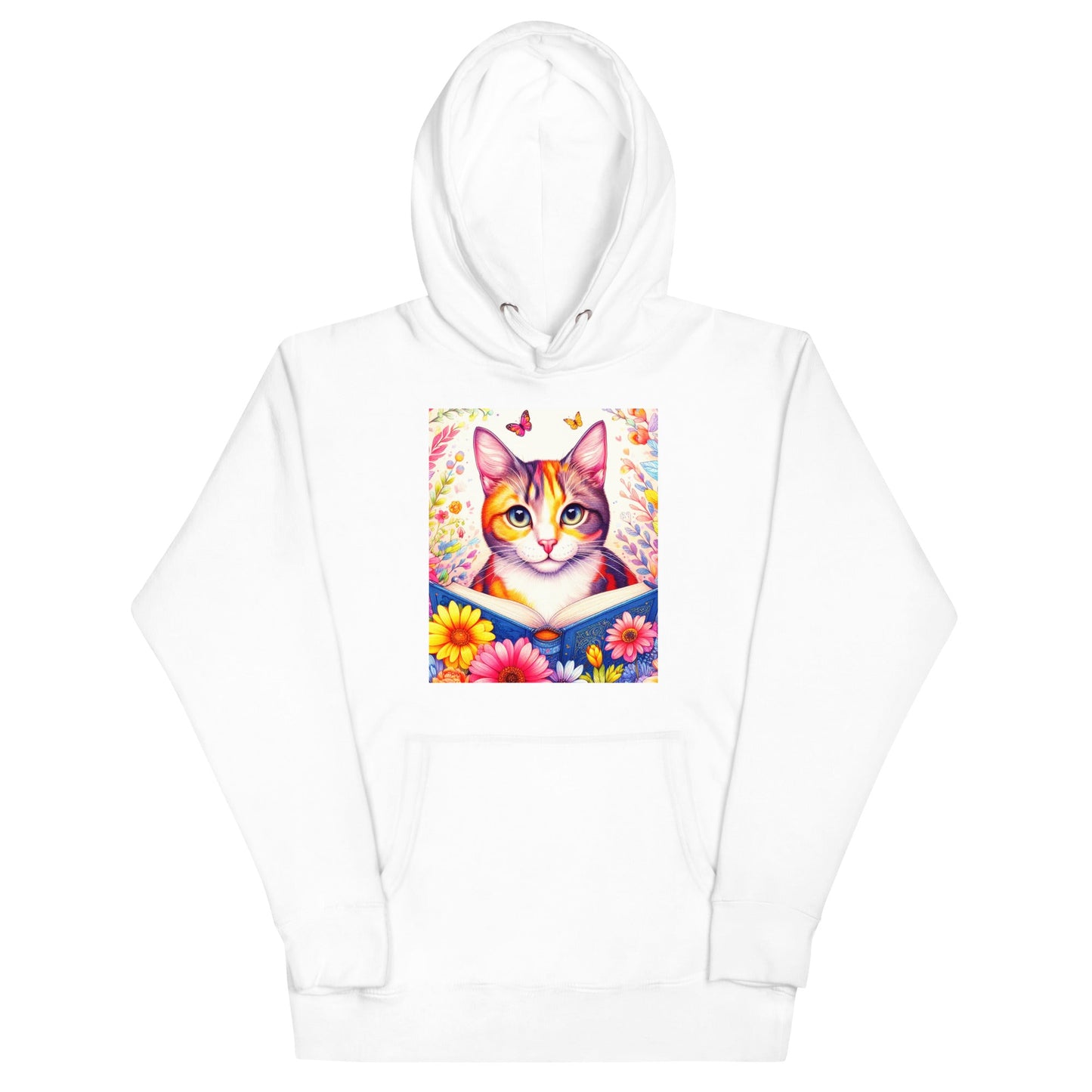 Cat Reader Unisex Hoodie