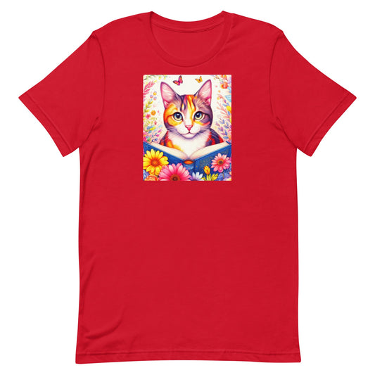 Cat Reader Unisex T-shirt