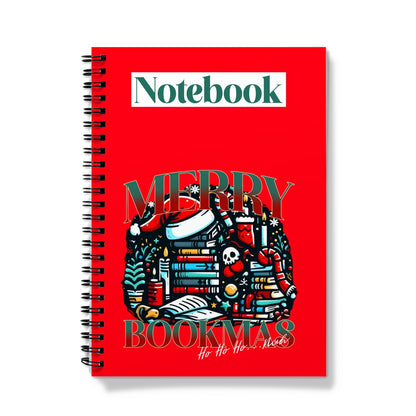 Christmas Bookmas Notebook