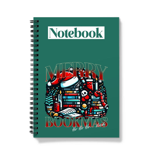 Christmas Bookmas Notebook
