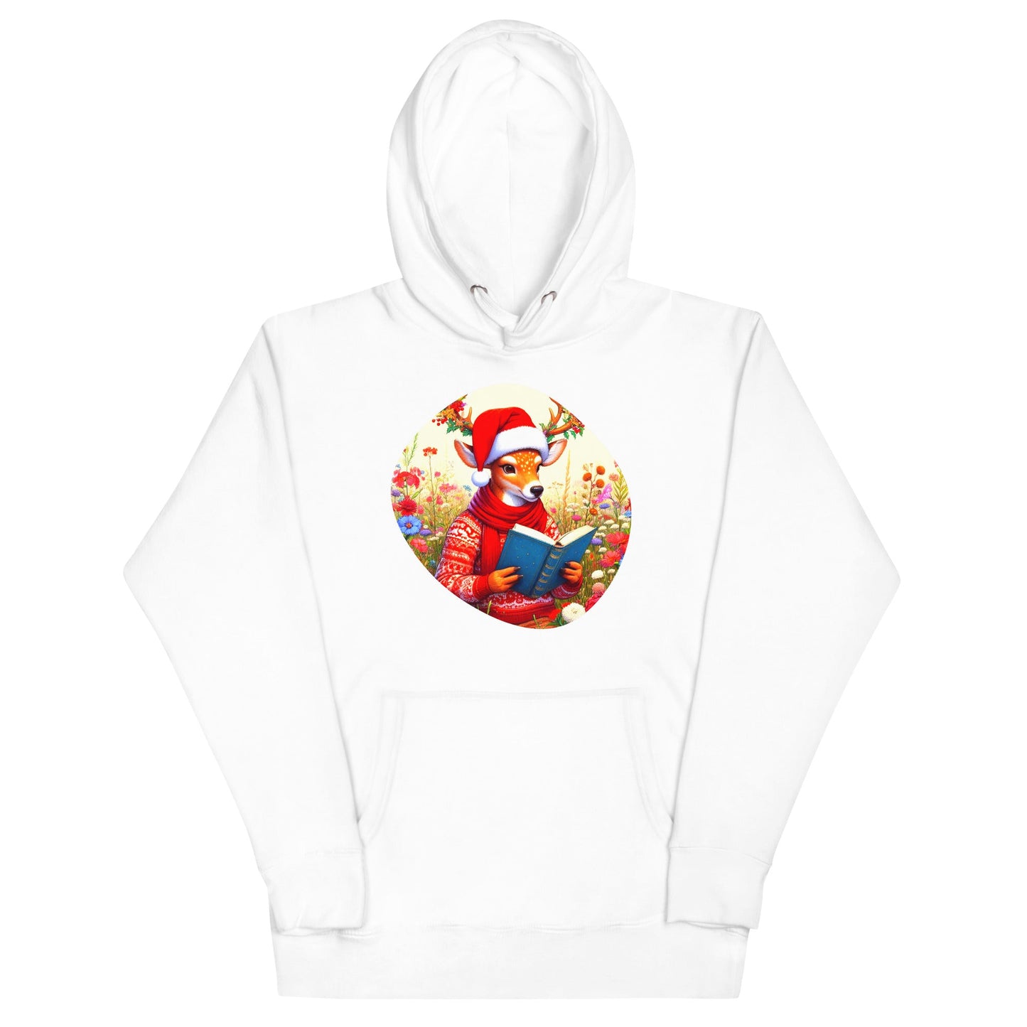 Christmas Bookworm Unisex Hoodie