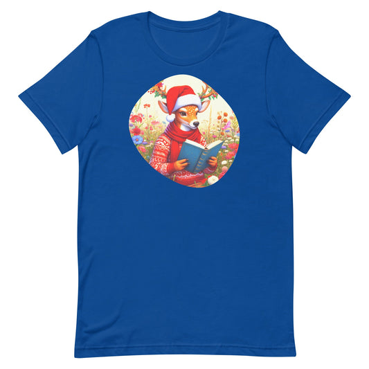 Christmas Bookworm Unisex T-shirt