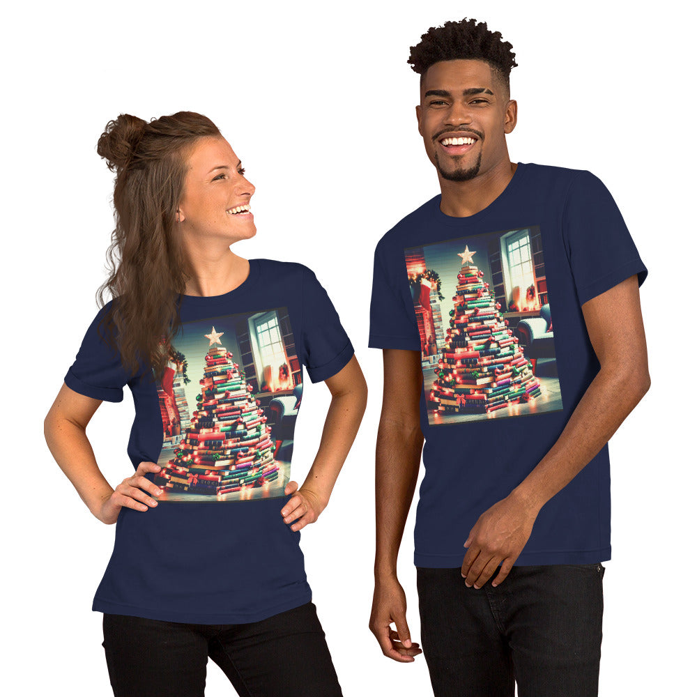 Christmas Tree Book Unisex T-shirt