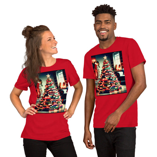 Christmas Tree Book Unisex T-shirt