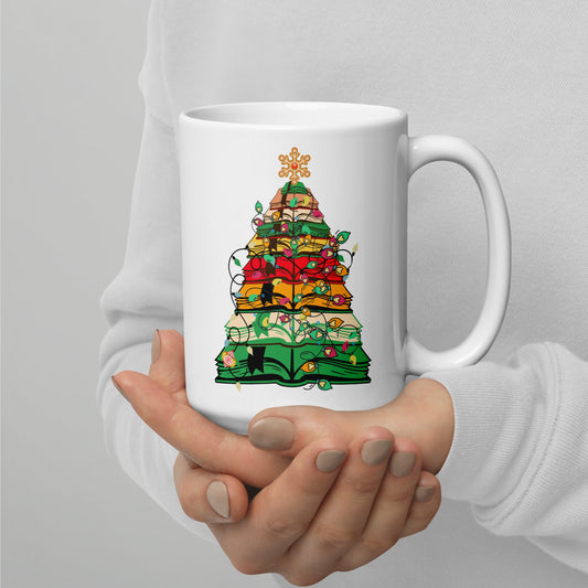 Christmas Tree Bookish Mug
