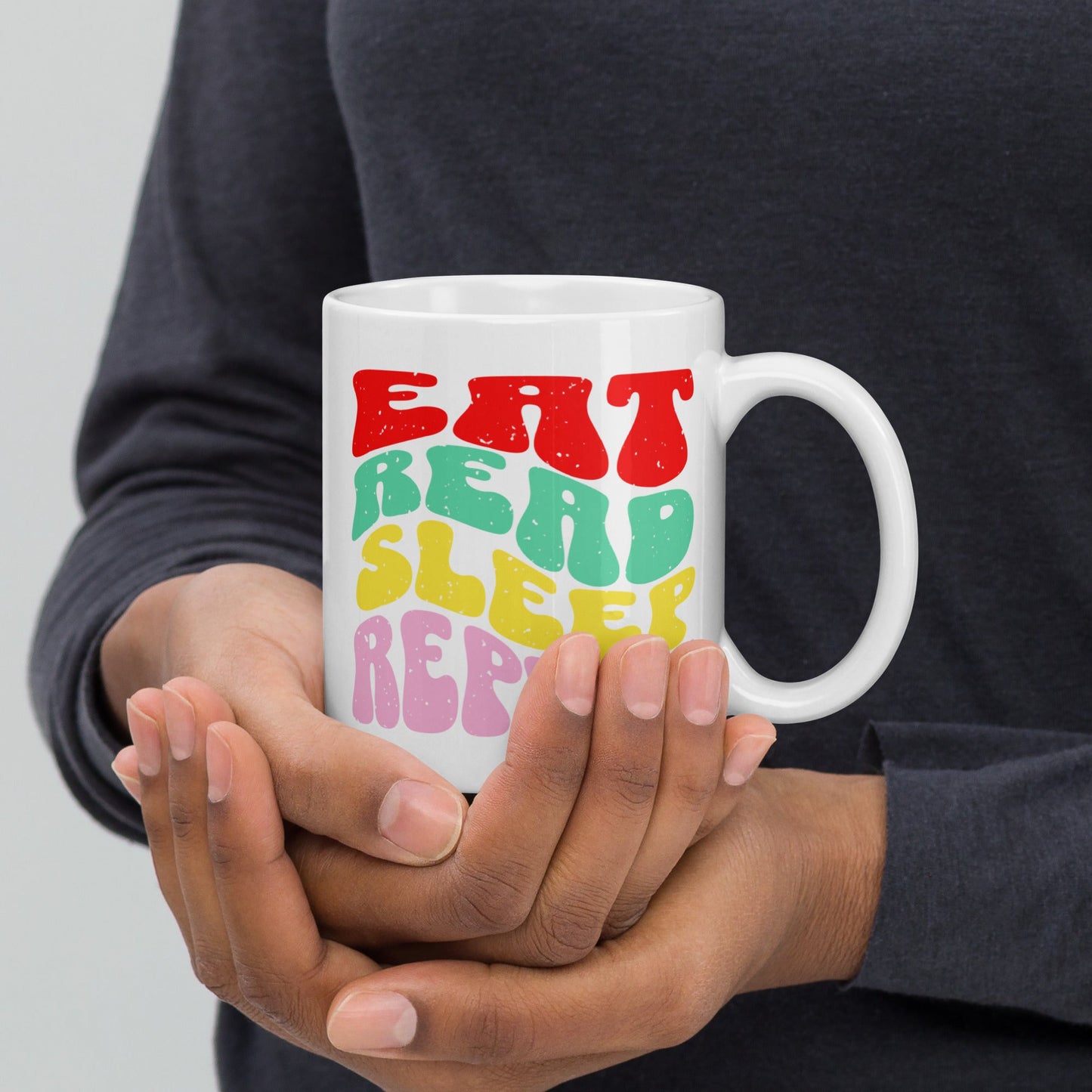 Eat Read Sleep Repeat Mug