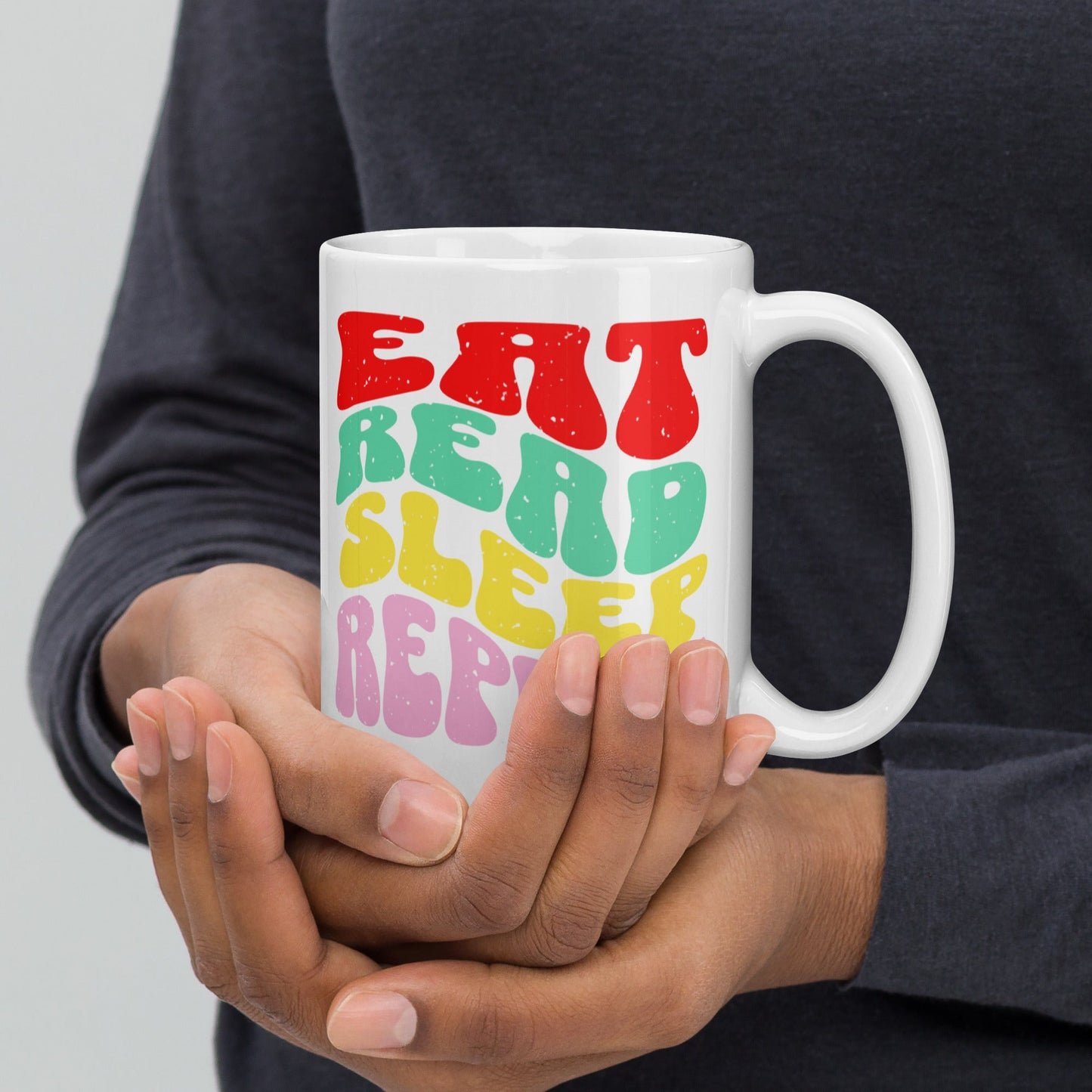 Eat Read Sleep Repeat Mug