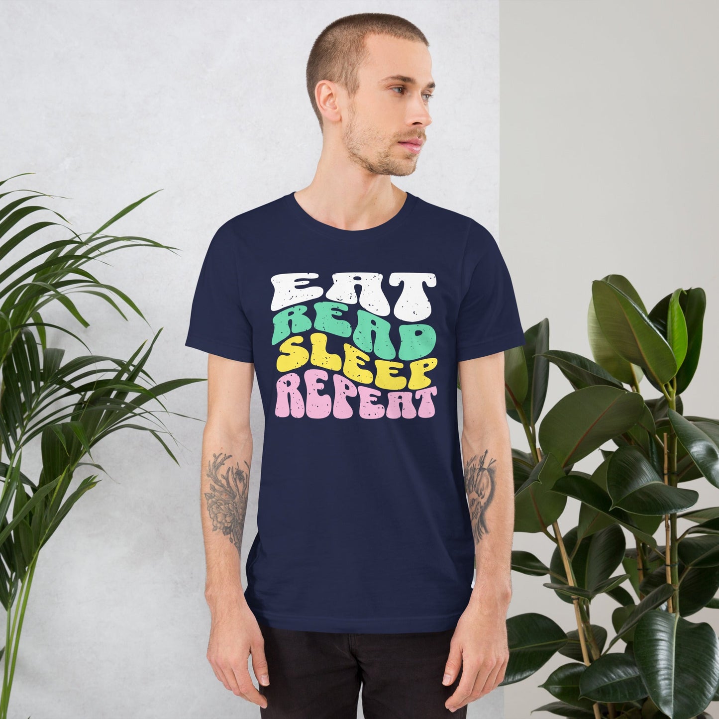 Eat Read Sleep Repeat Unisex T-shirt