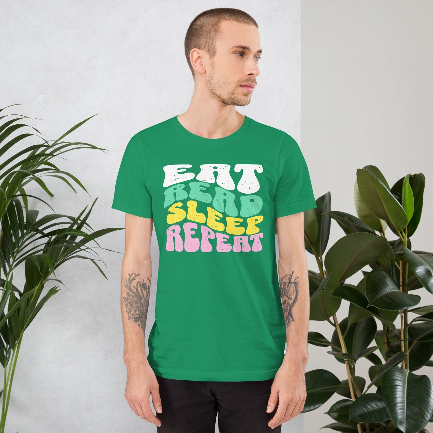 Eat Read Sleep Repeat Unisex T-shirt