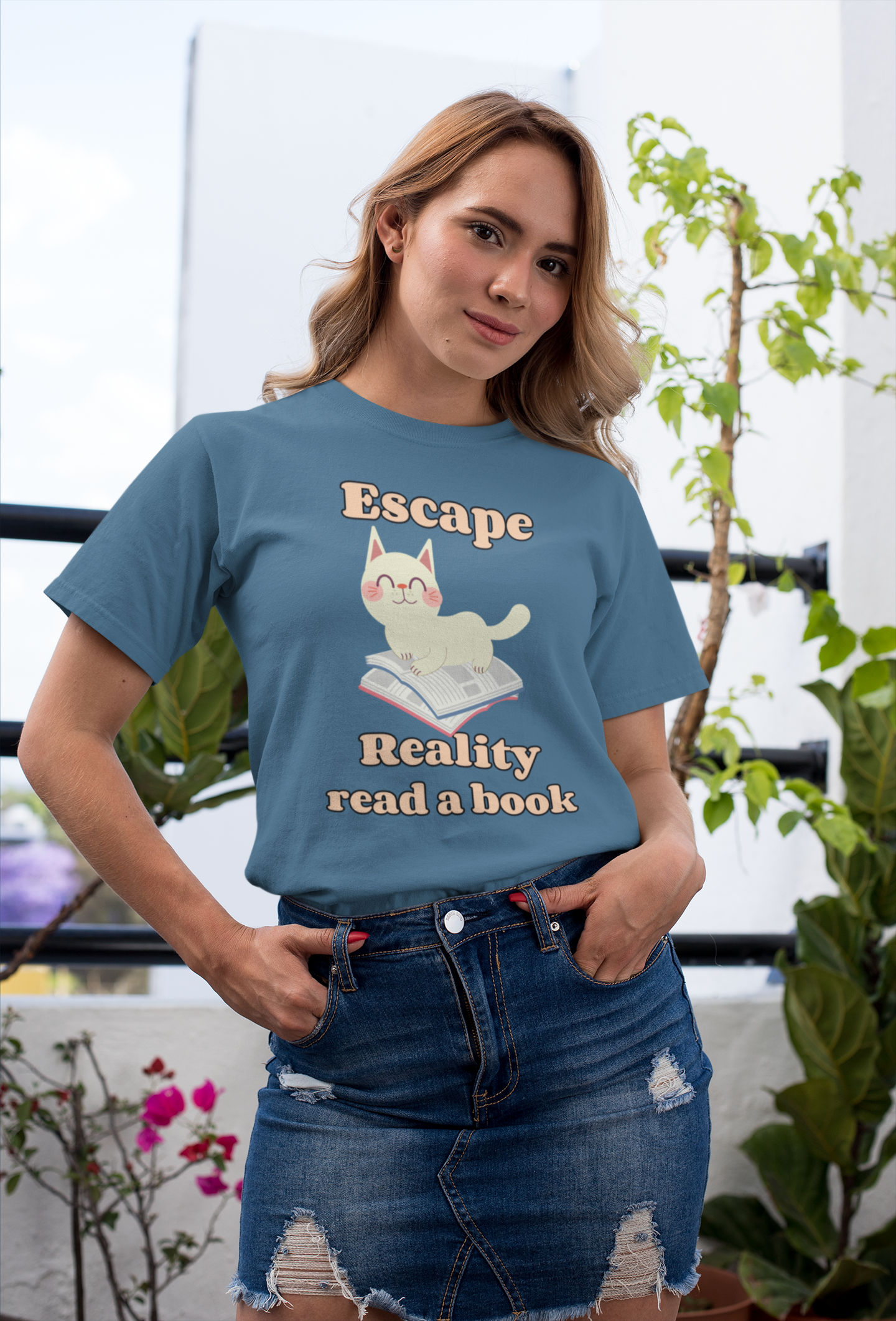 Escape Reality Read A Book Women's T-shirt