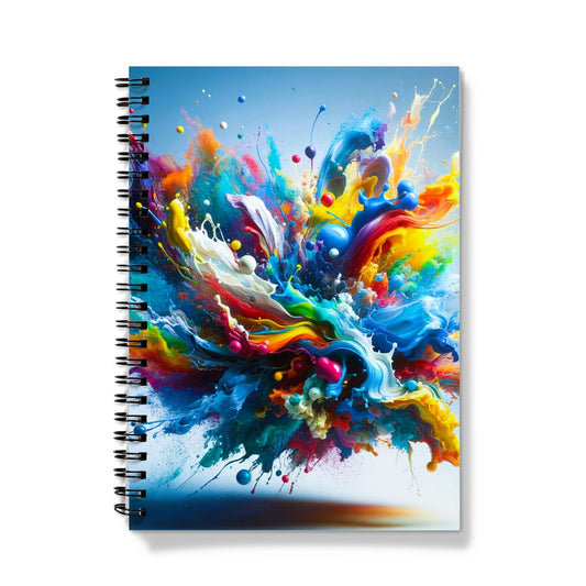 Exploding Skies Spiral Notebook