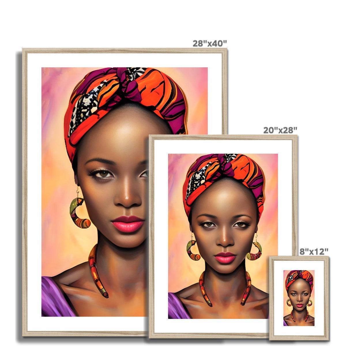 Goddess Africa Framed & Mounted Print