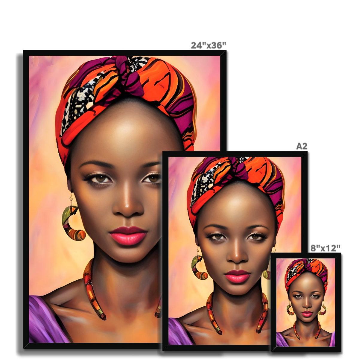 Goddess Africa Framed Print