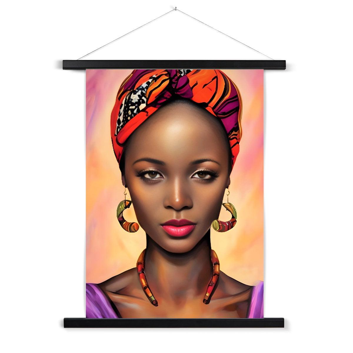 Goddess Africa Fine Art Print with Hanger