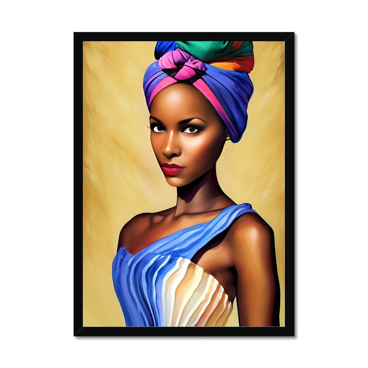 Goddess Curious Framed Print