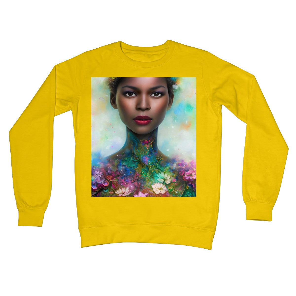 Goddess Elegant Crew Neck Sweatshirt