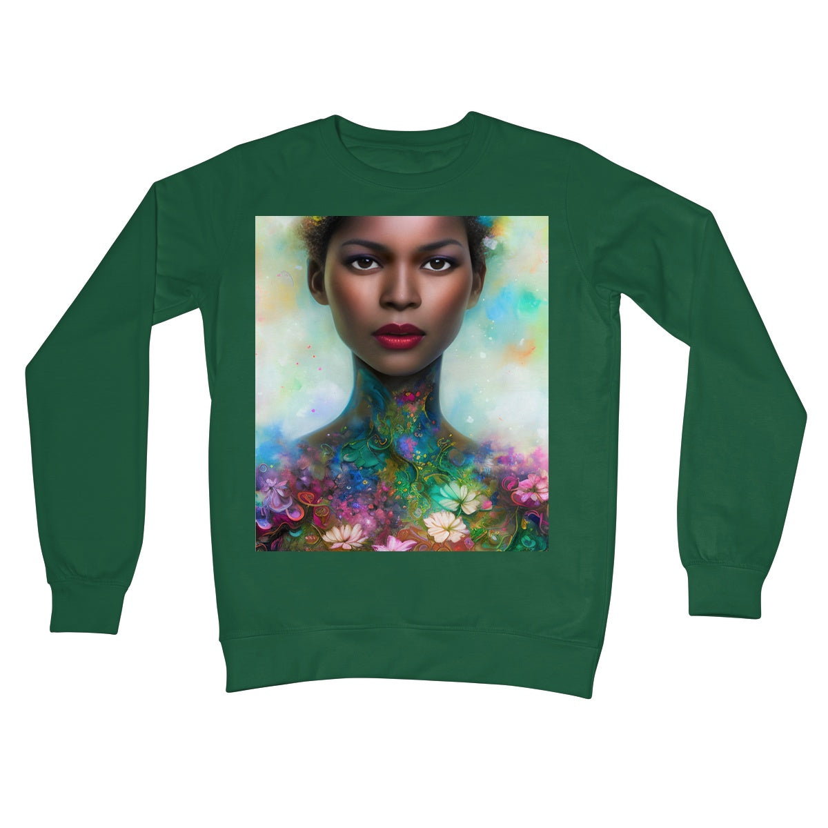 Goddess Elegant Crew Neck Sweatshirt