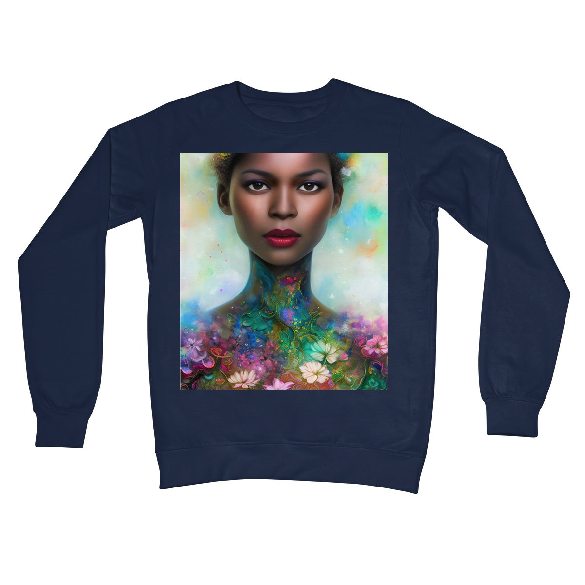 Goddess Elegant Crew Neck Sweatshirt