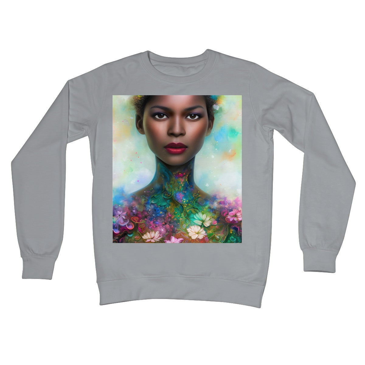 Goddess Elegant Crew Neck Sweatshirt