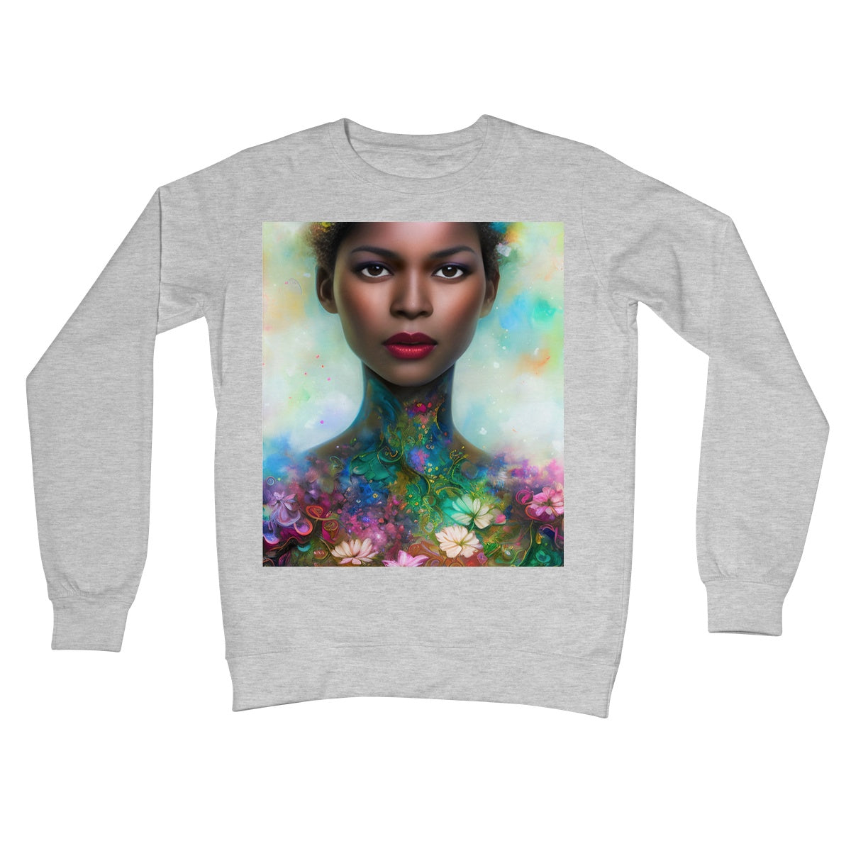 Goddess Elegant Crew Neck Sweatshirt