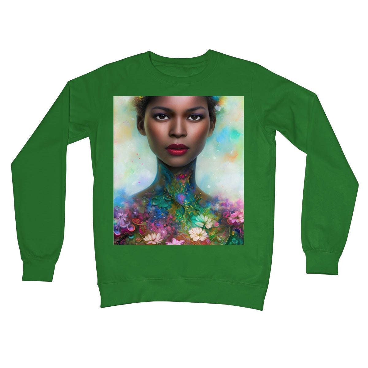 Goddess Elegant Crew Neck Sweatshirt