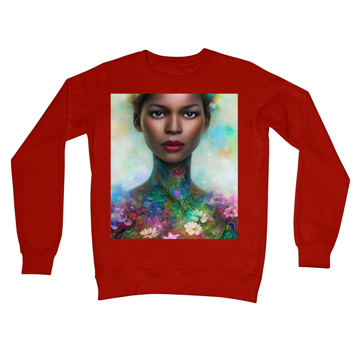 Goddess Elegant Crew Neck Sweatshirt