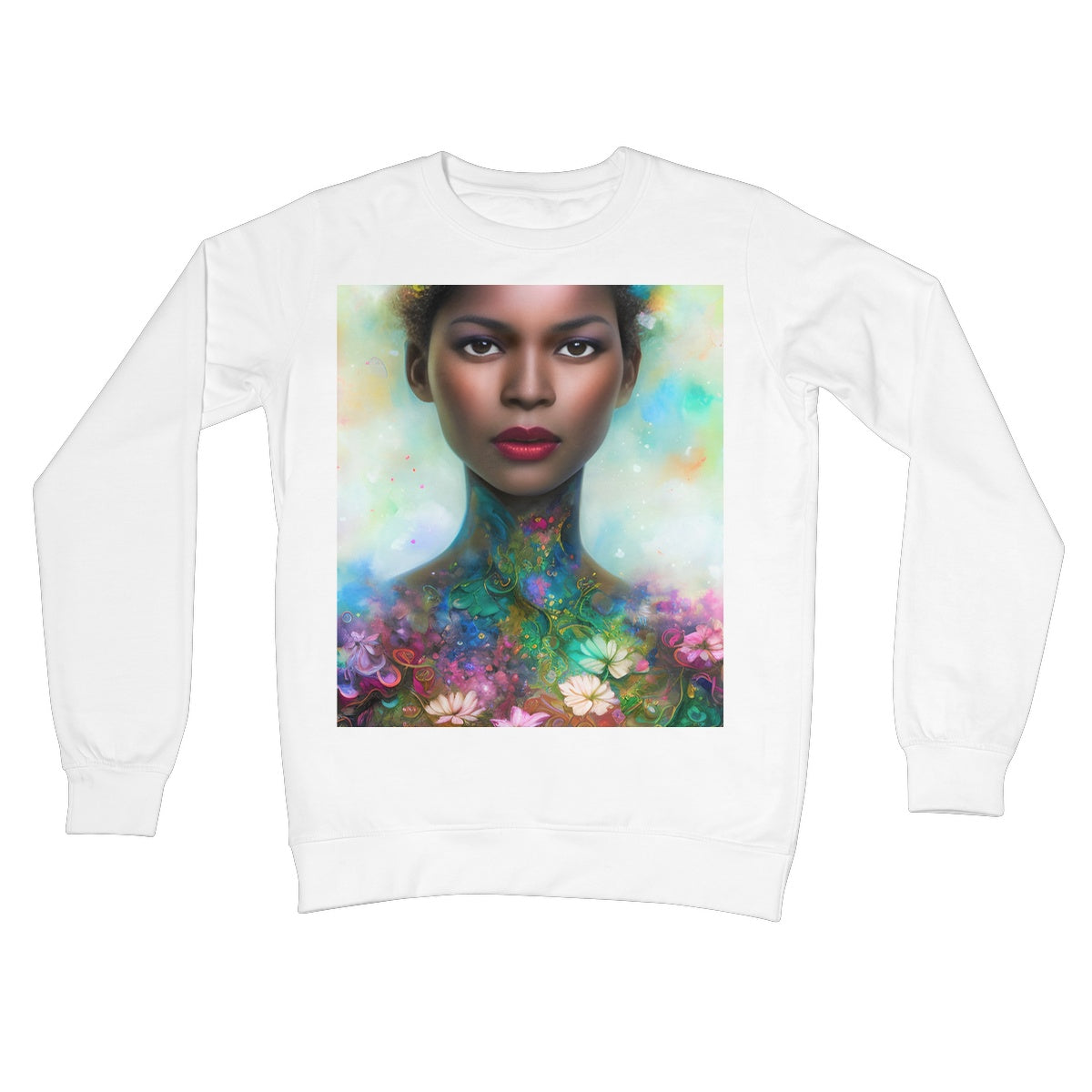 Goddess Elegant Crew Neck Sweatshirt