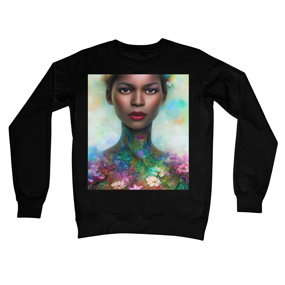 Goddess Elegant Crew Neck Sweatshirt