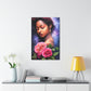 Goddess Floral Canvas Print