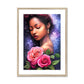 Goddess Floral Framed & Mounted Print