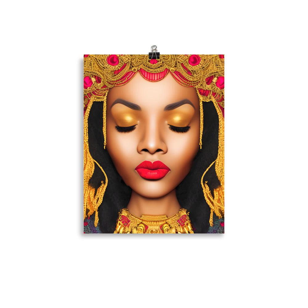 Goddess Golden Unframed Matte Print