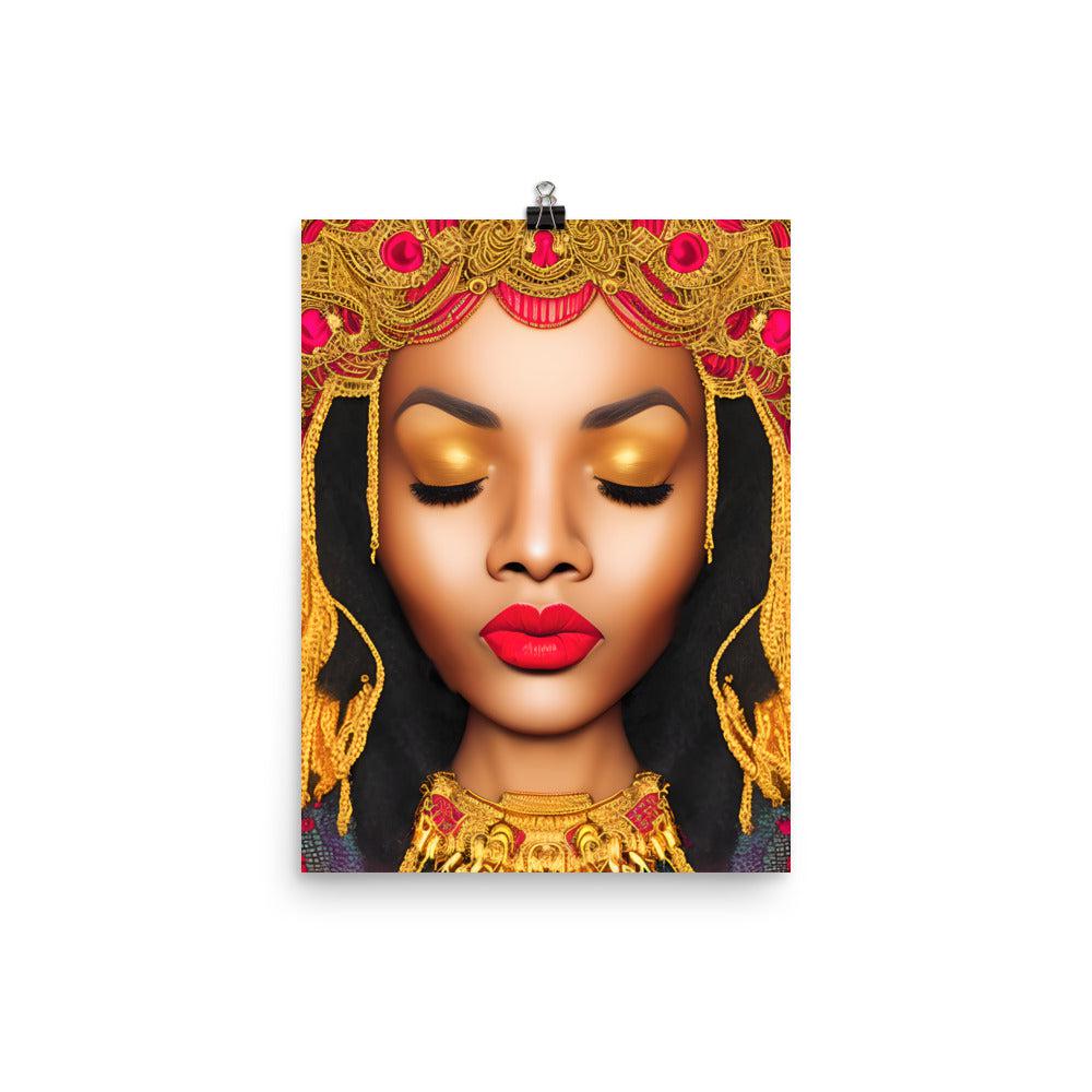 Goddess Golden Unframed Matte Print