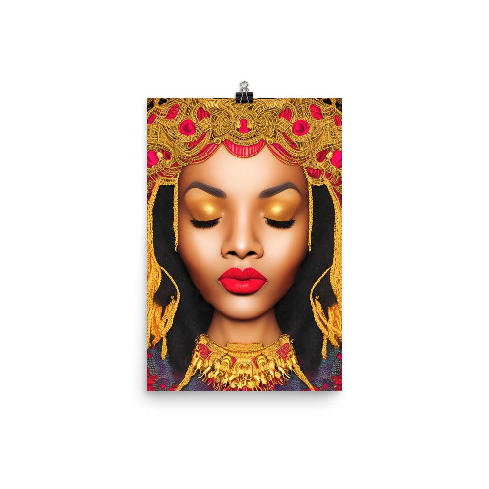 Goddess Golden Unframed Matte Print