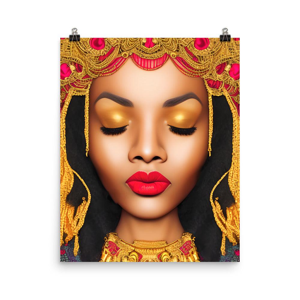 Goddess Golden Unframed Matte Print