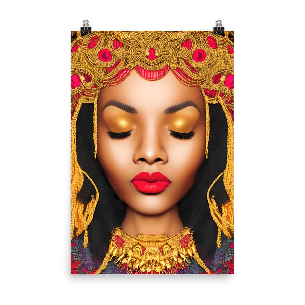 Goddess Golden Unframed Matte Print