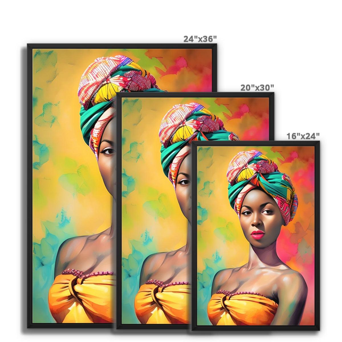 Goddess Good-Looking Framed Canvas