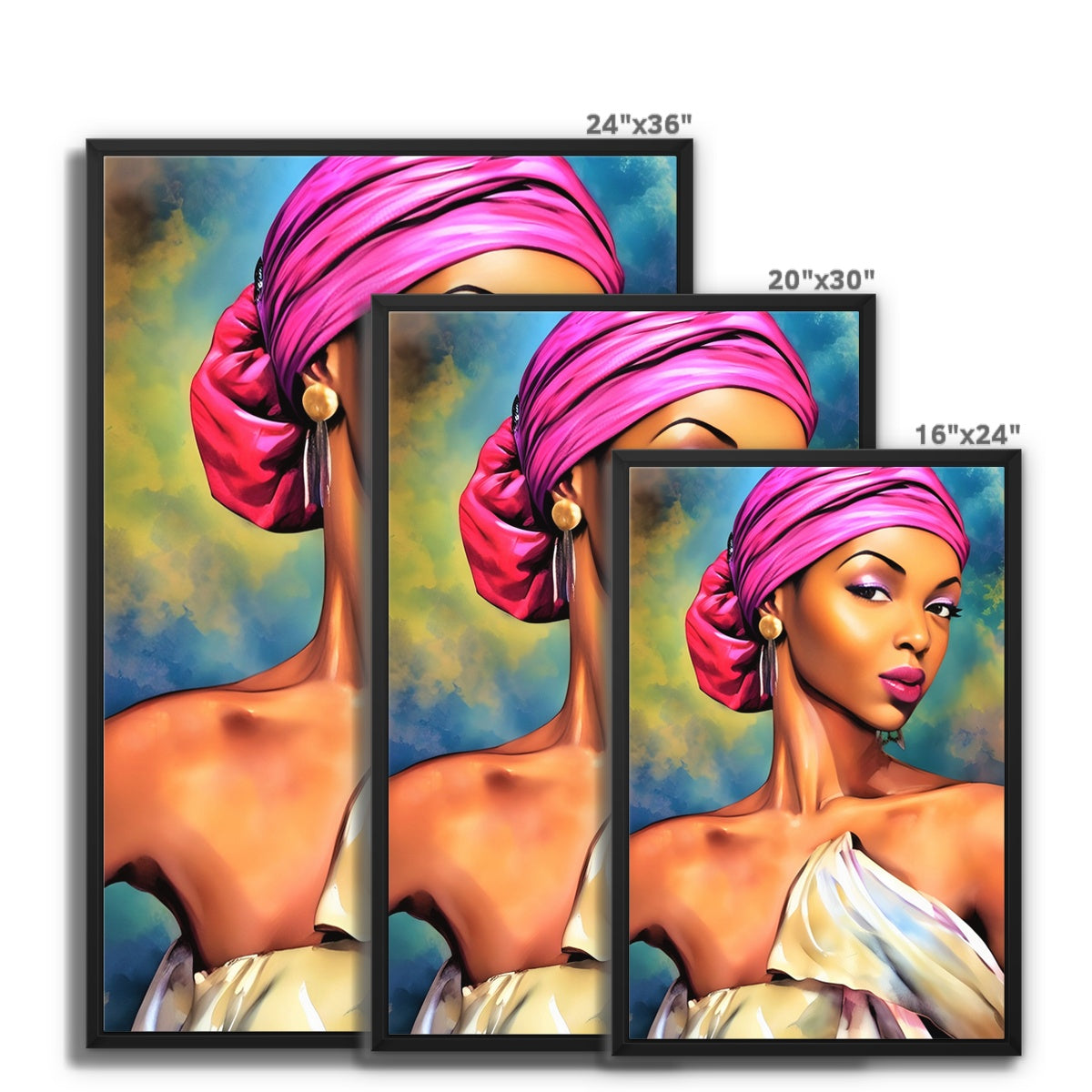 Goddess Love Framed Canvas