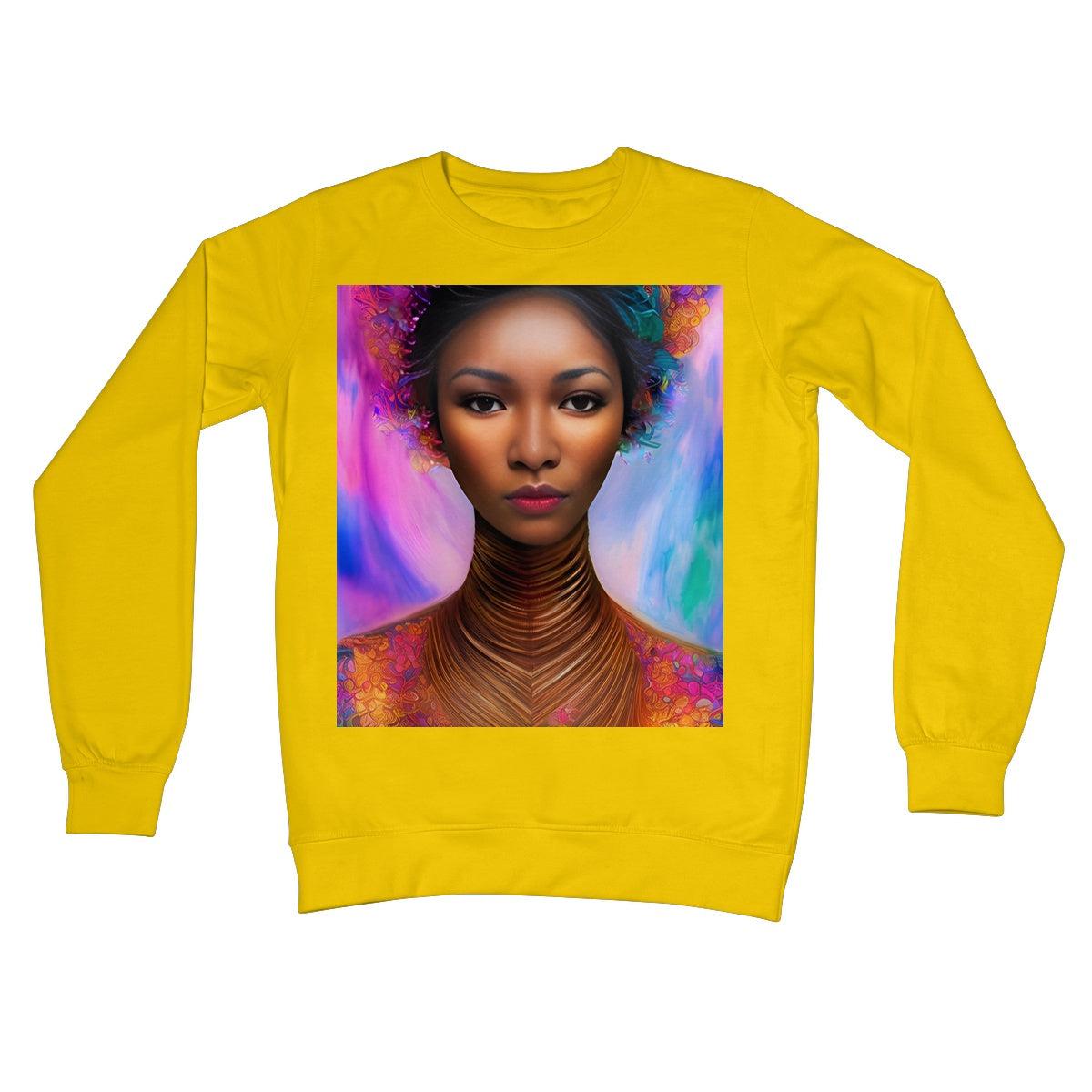 Goddess Petal Crew Neck Sweatshirt