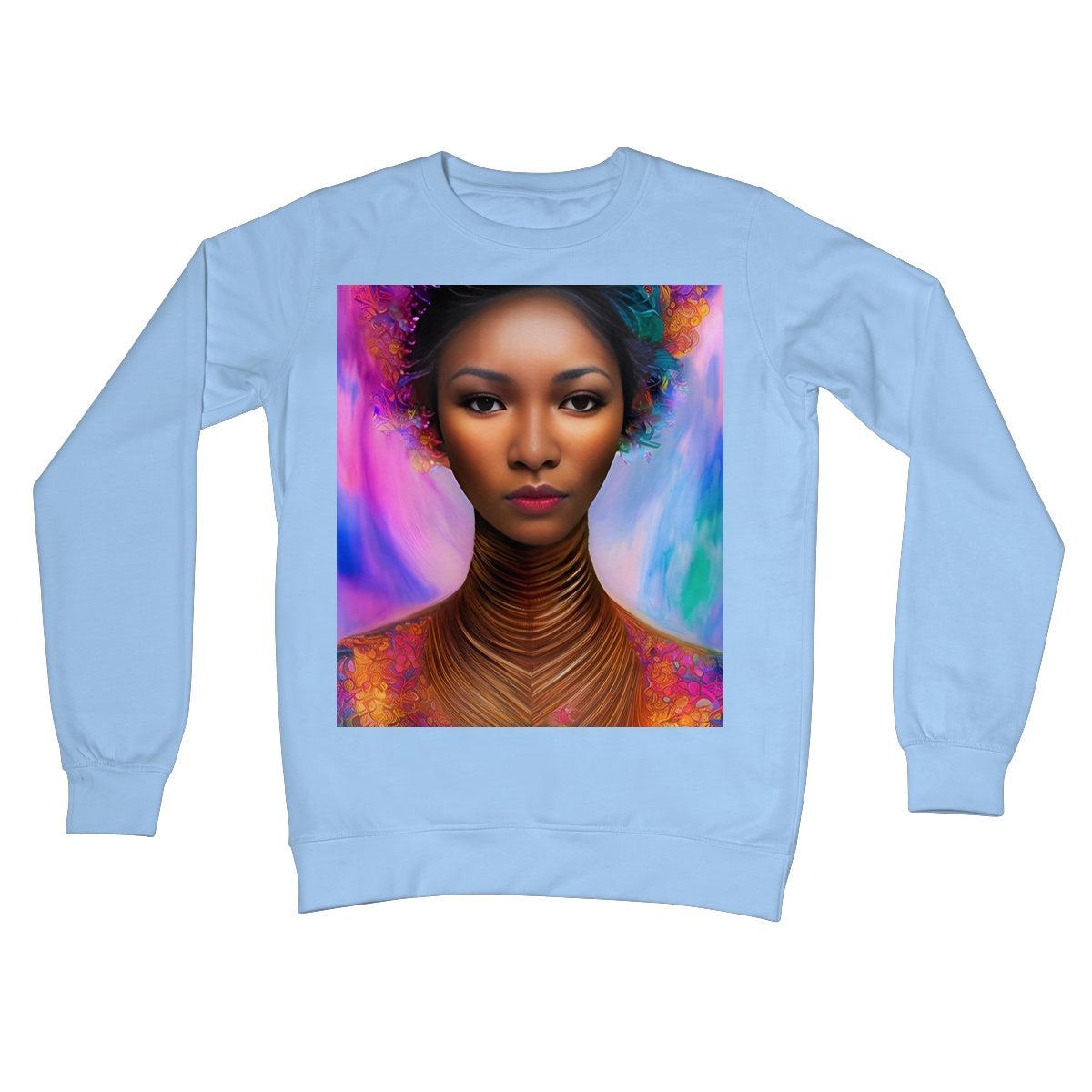 Goddess Petal Crew Neck Sweatshirt