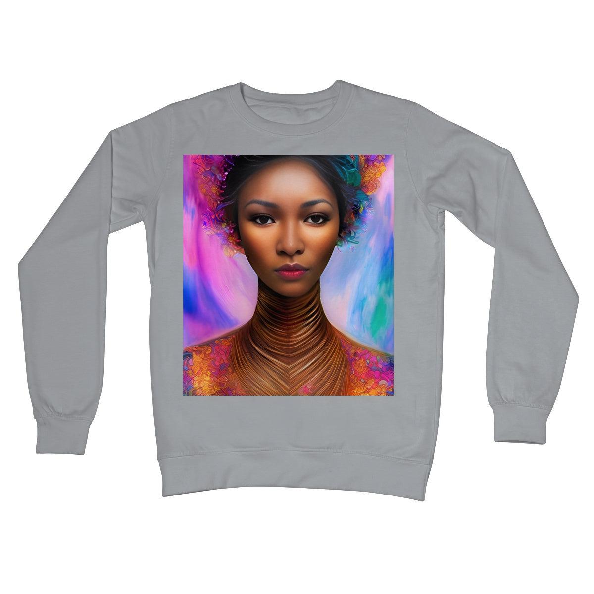 Goddess Petal Crew Neck Sweatshirt