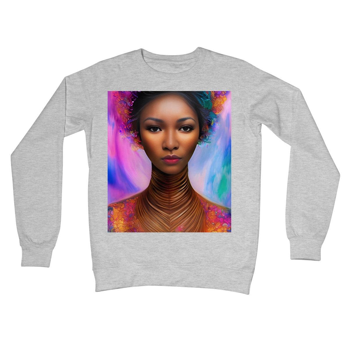 Goddess Petal Crew Neck Sweatshirt