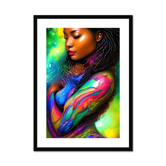 Goddess Serene Framed & Mounted Print