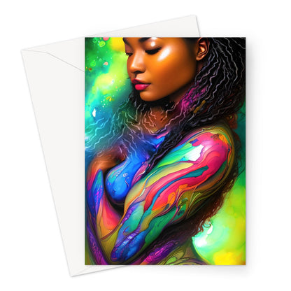 Goddess Serene Greeting Card