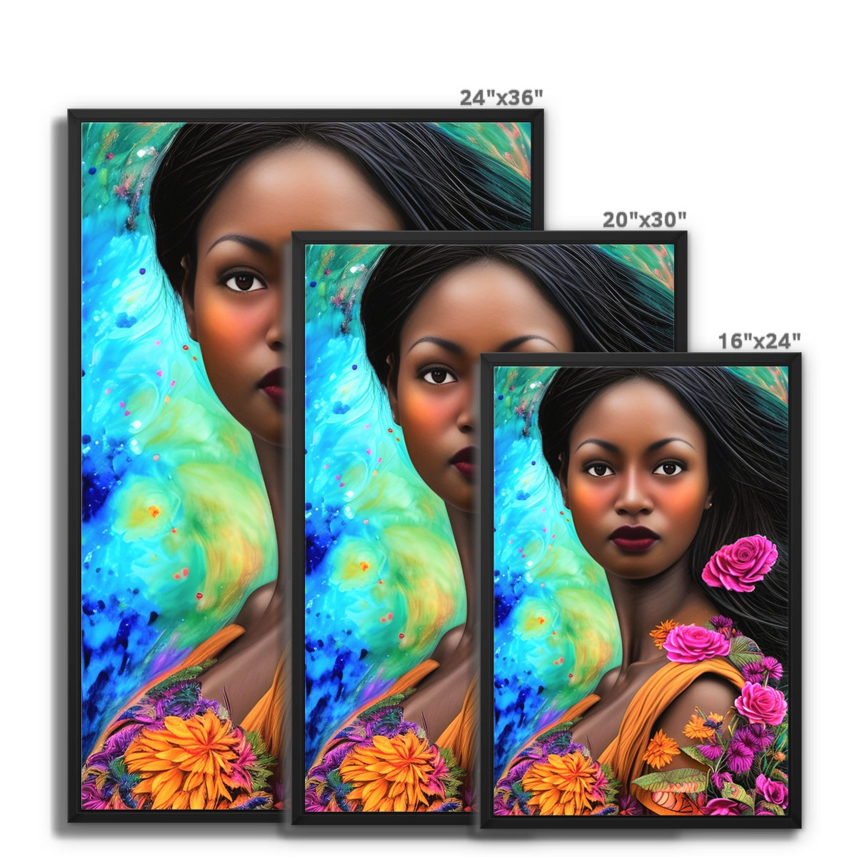 Goddess Smart Framed Canvas