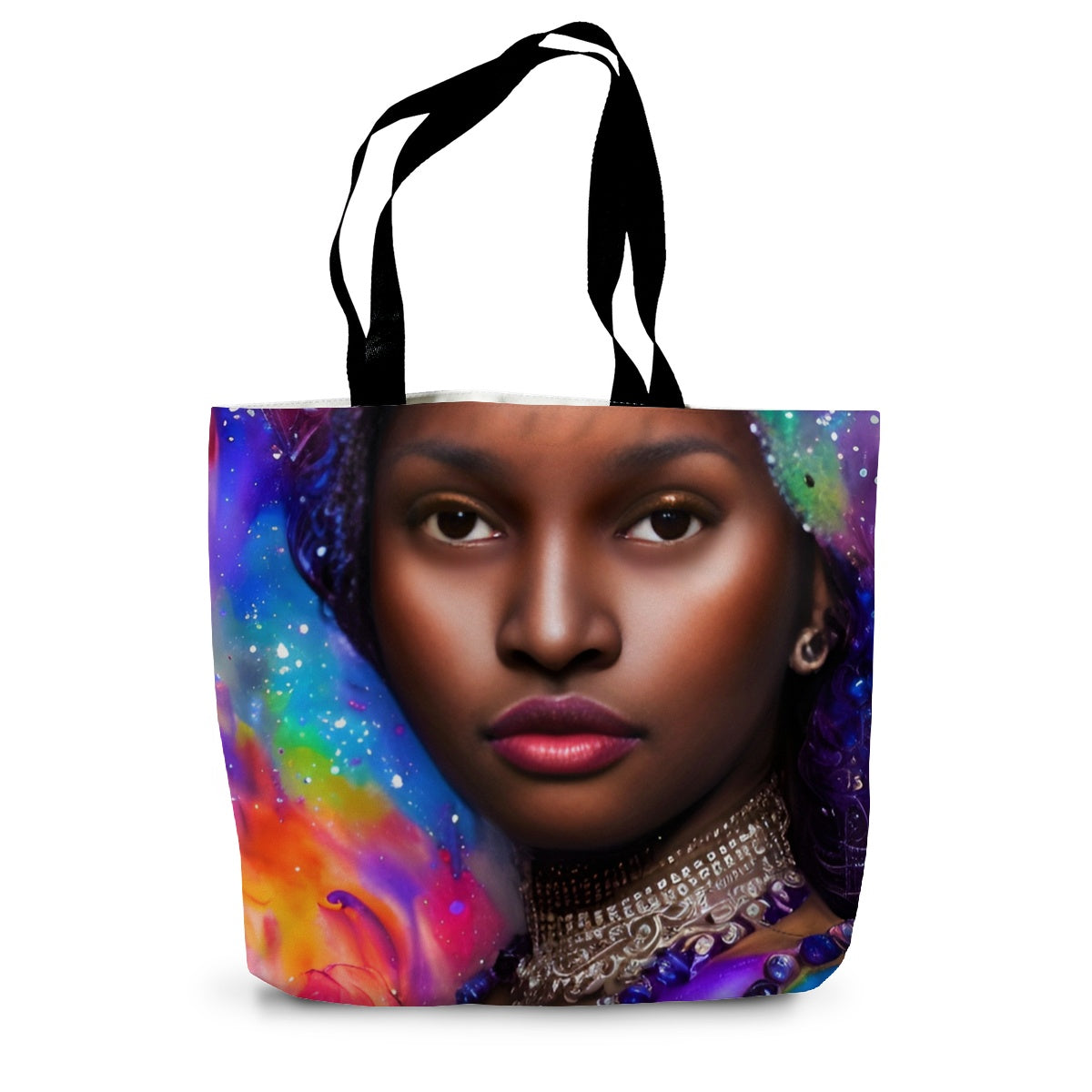 Goddess Sparkle Canvas Tote Bag