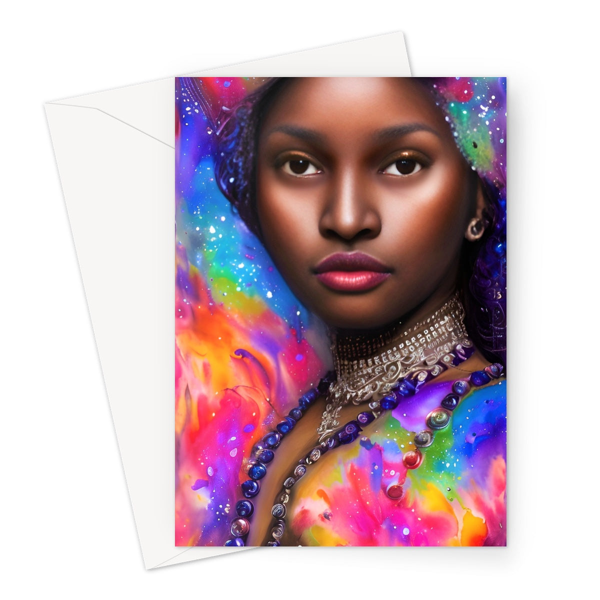 Goddess Sparkle Greeting Card