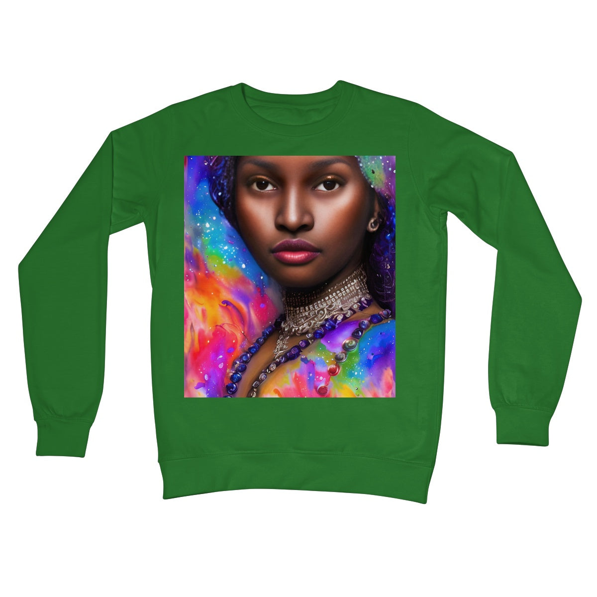 Goddess Sparkle Crew Neck Sweatshirt