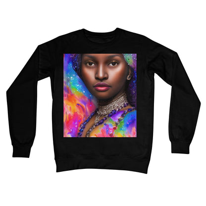 Goddess Sparkle Crew Neck Sweatshirt