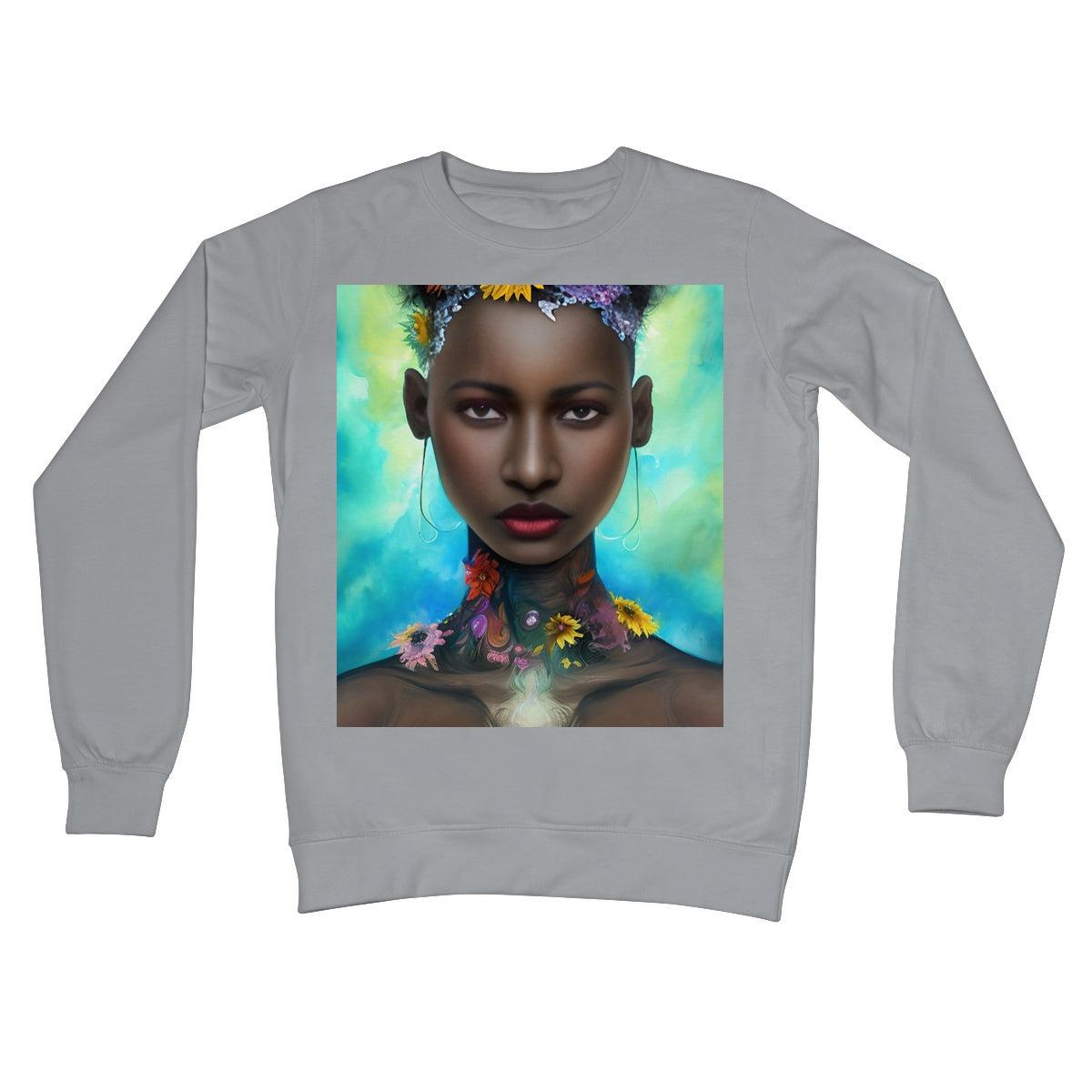 Goddess Star Crew Neck Sweatshirt